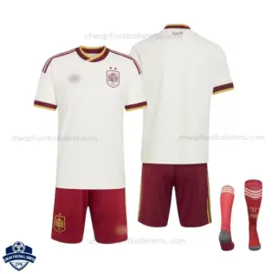 Spain FIFA World Cup Champion 2026 Away Kids Cheap Football Kit