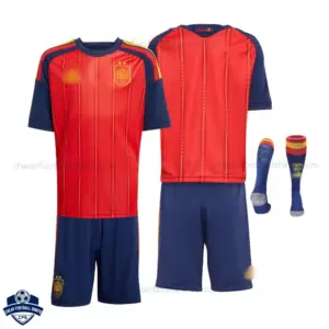 Spain World Cup 2026 Home Kids Cheap Football Kit