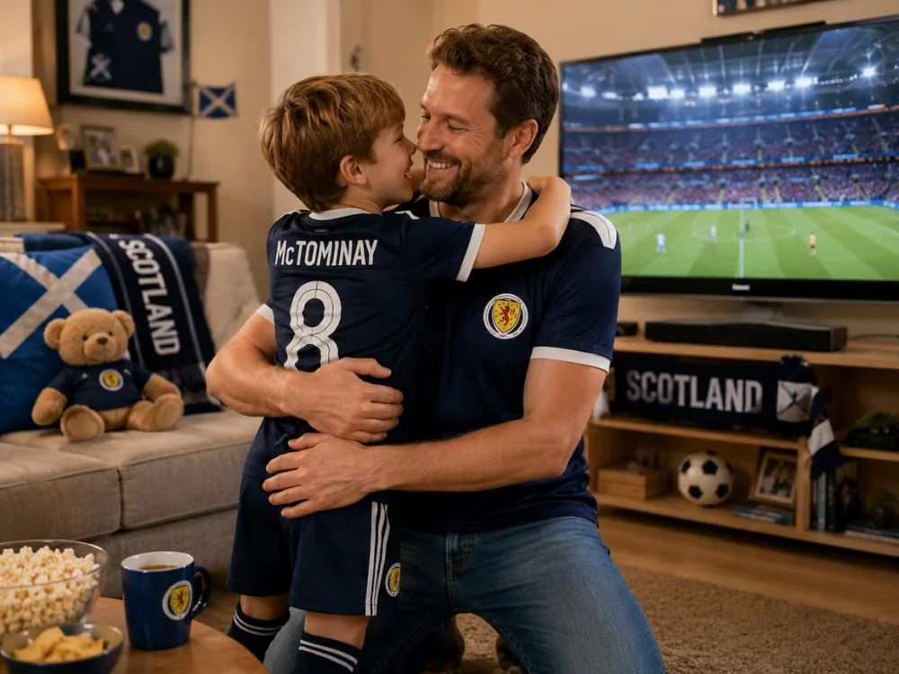 Dad and Son football gift pack