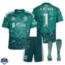 Liverpool Green Goalkeeper Kids Cheap Football Kit 2026/27 - A.BECKER 1 - overview