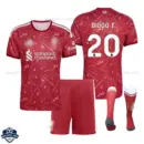Liverpool Home Kids Cheap Football Kit 2026/27 - DIOGO J. 20 - overview