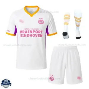 PSV Eindhoven Away Kids Cheap Football Kit 2026/27 - Front View