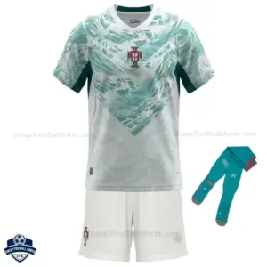 Portugal Away Kids Football Kit 2026/27 - Front View