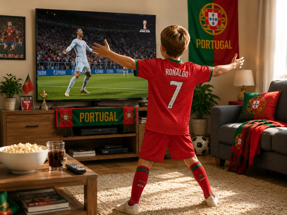 Ronaldo-inspired shirt gift pack
