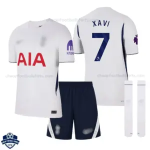 Tottenham Hotspur Home Kids Cheap Football Kit 2026/27 - XAVI 7 - Overview