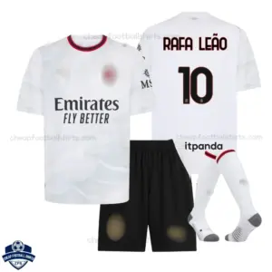 AC Milan Away Kids Cheap Football Kit 2026/27 - RAFA LEÃO 10 - Overview