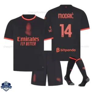 AC Milan Third Kids Cheap Football Kit 2026/27 - MODRIĆ 14 - Overview