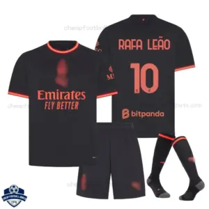 AC Milan Third Kids Cheap Football Kit 2026/27 - RAFA LEÃO 10 - Overview