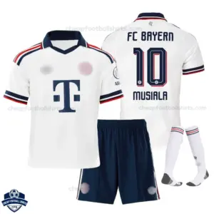 Bayern Munich Away Kids Cheap Football Kit 2026/27 - MUSIALA 10 - Overview