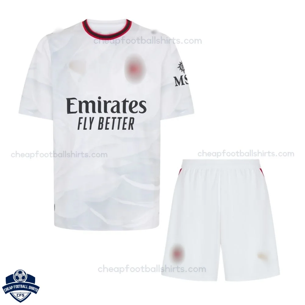 AC Milan Away Kids Cheap Football Kit 2026/27 - Front View
