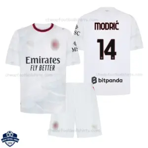 AC Milan Away Kids Cheap Football Kit 2026/27 - MODRIĆ 14 - Overview