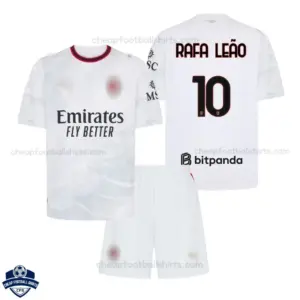 AC Milan Away Kids Cheap Football Kit 2026/27 - RAFA LEÃO 10 - Overview
