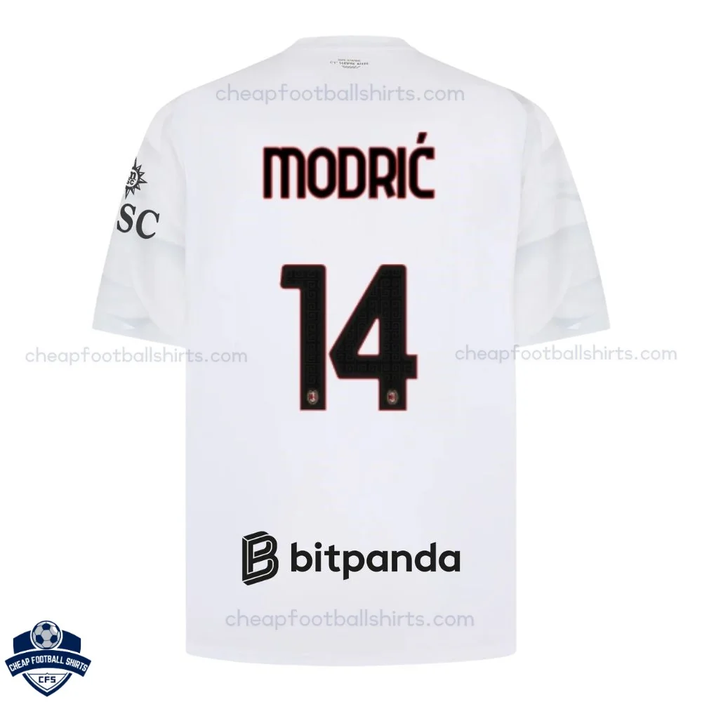 AC Milan Away Men Cheap Football Shirt 2026/27 - MODRIĆ 14 -Back View