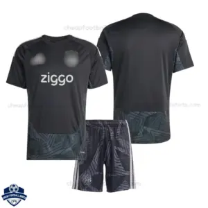 Ajax Black Goalkeeper Kids Cheap Football Kit 2026/27 - Overview