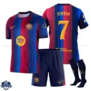Barcelona Home Kids Cheap Football Kit 2026/27 - FERRAN 7 - Overview