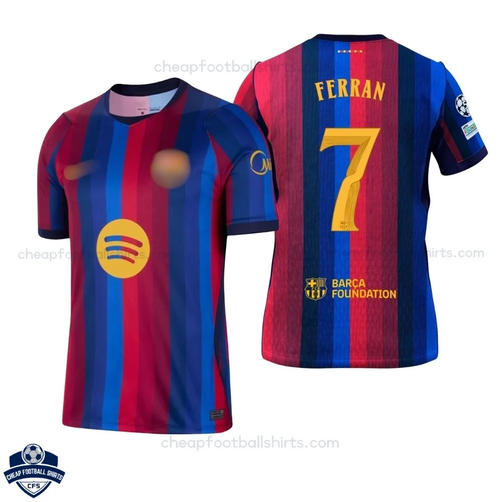 Barcelona Home Men Cheap Football Shirt 2026/27 - FERRAN 7 - Overview