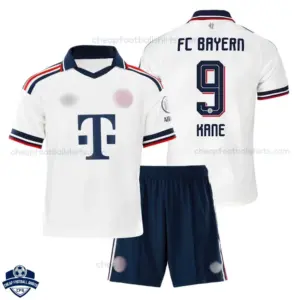 Bayern Munich Away Kids Cheap Football Kit 2026/27 - KANE 9 - Overview