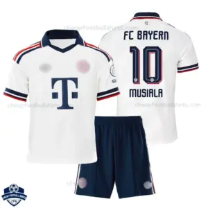 Bayern Munich Away Kids Cheap Football Kit 2026/27 - MUSIALA 10 - Overview