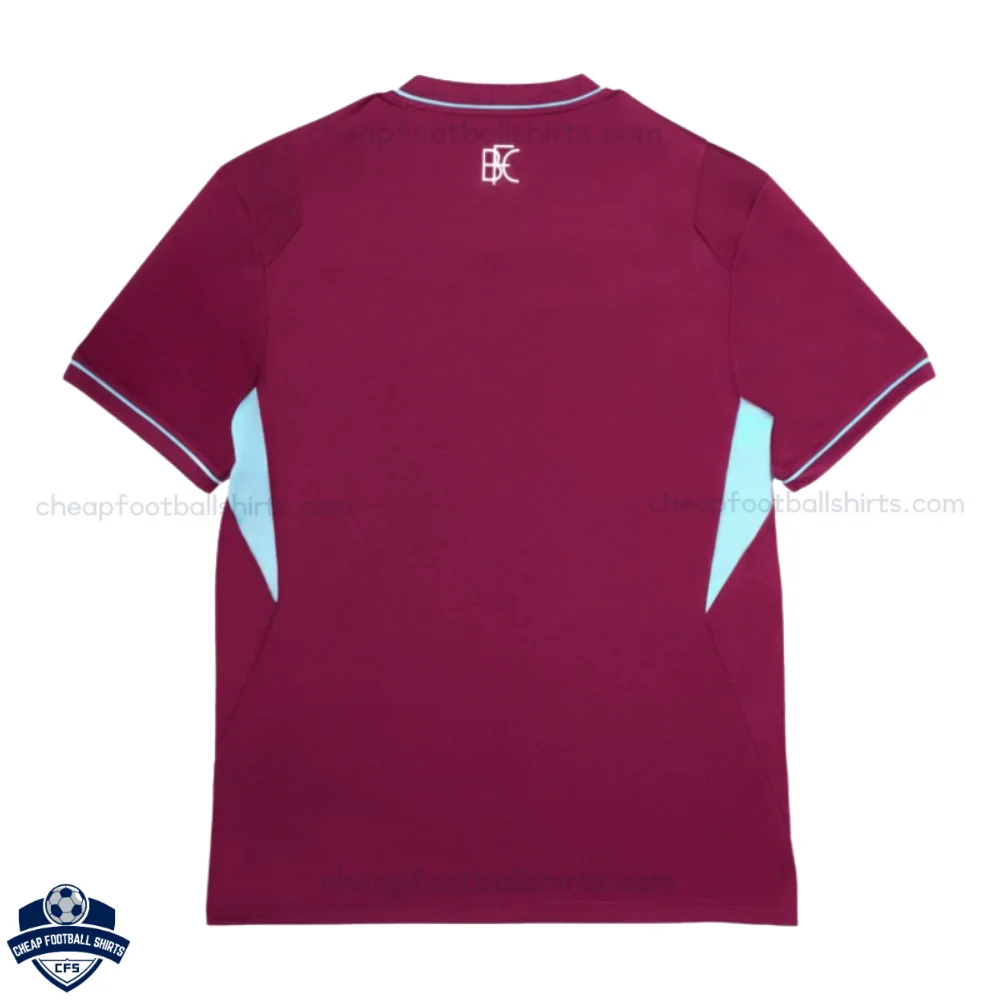 Burnley Home Men Cheap Football Shirt 2026/27 - Back View