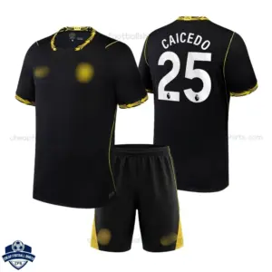 Chelsea Away Kids Cheap Football Kit 2026/27 - CAICEDO 25 - Overview