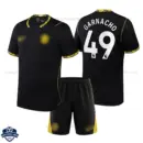 Chelsea Away Kids Cheap Football Kit 2026/27 - GARNACHO 49 - Overview