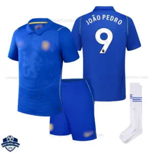 Chelsea Home Kids Cheap Football Kit 2026/27 - JOÃO PEDRO 9 - Overview