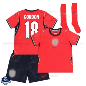 England World Cup 2026 Away Kids Cheap Football Kit - GORDON 18 - Overview