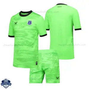 Everton Green Goalkeeper Kids Cheap Football Kit 2026/27 - Overview