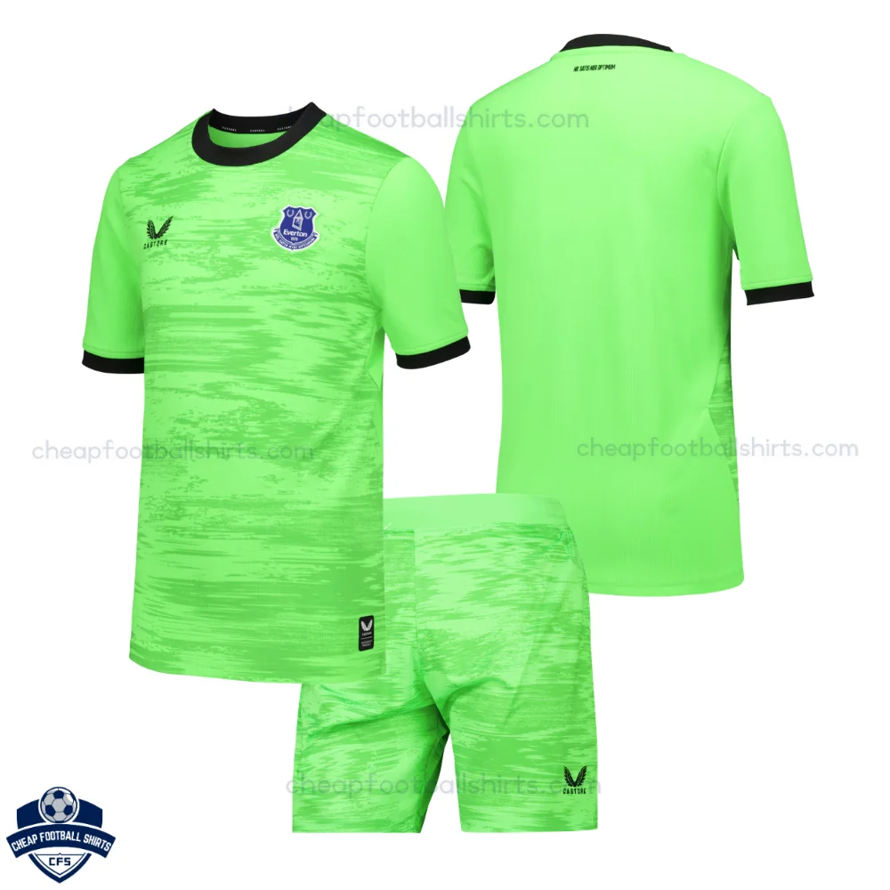 Everton Green Goalkeeper Kids Cheap Football Kit 2026/27 - Overview