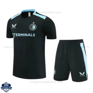 Feyenoord Black Training Kids Cheap Football Kit 2026/27 - Front view