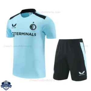 Feyenoord Blue Training Kids Cheap Football Kit 2026/27 - Front view