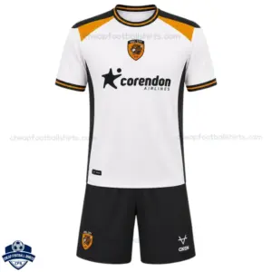 Hull City Away Kids Cheap Football Kit 2026/27 - Front View