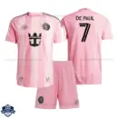 Inter Miami Home Kids Cheap Football Kit 2026/27 - DE PAUL 7 - Overview
