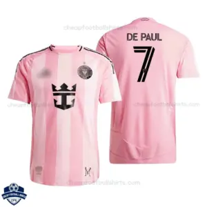 Inter Miami Home Men Cheap Football Shirt 2026/27 - DE PAUL 7 - Overview