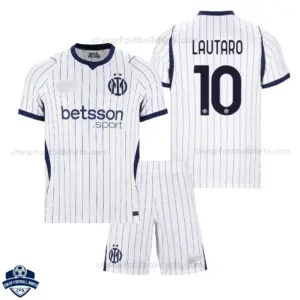 Inter Milan Away Kids Cheap Football Kit 2026/27 - LAUTARO 10 - Overview