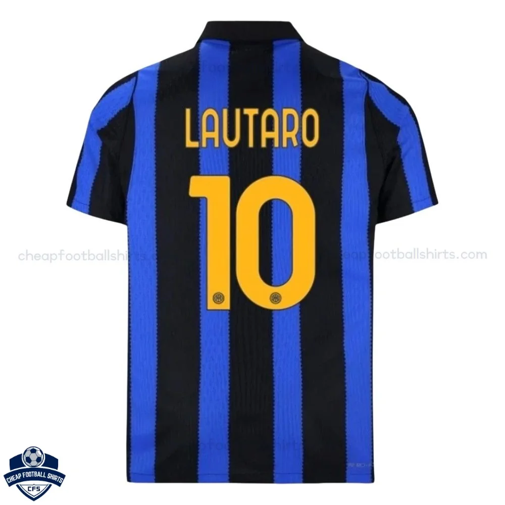 Inter Milan Home Men Cheap Football Shirt 2026/27 - LAUTARO 10 - Back View