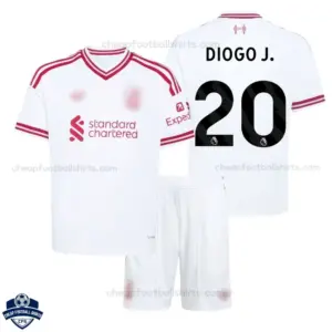 Liverpool Away Kids Cheap Football Kit 2026/27 - DIOGO J. 20 - Overview