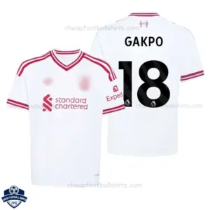 Liverpool Away Men Cheap Football Shirt 2026/27 - GAKPO 18 - Overview