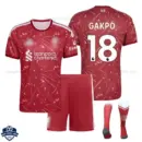 Liverpool Home Kids Cheap Football Kit 2026/27 - GAKPO 18 - Overview