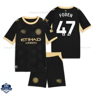 Manchester City Away Kids Cheap Football Kit 2026/27 - FODEN 47 - Overview
