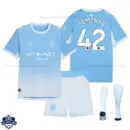 Manchester City Home Kids Cheap Football Kit 2026/27 - SEMENYO 42 - Overview