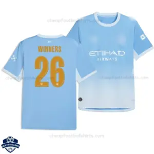 Manchester City Home Men Cheap Football Shirt 2026/27 - WINNERS 26 - Overview