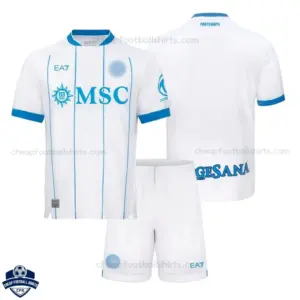 SSC Napoli Away Kids Cheap Football Kit 2026/27 - Overview
