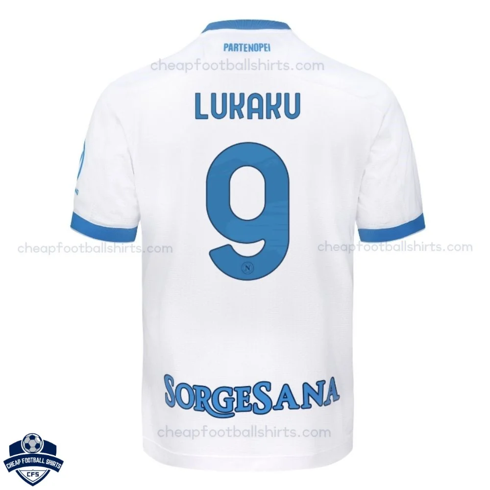 SSC Napoli Away Men Cheap Football Shirt 2026/27 - LUKAKU 9 - Back View