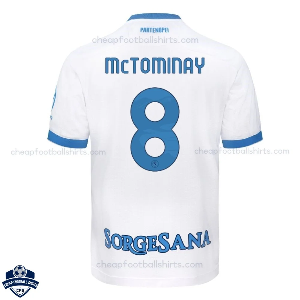 SSC Napoli Away Men Cheap Football Shirt 2026/27 - McTOMINAY 8 - Back View