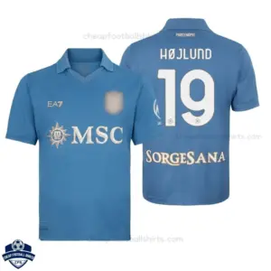 SSC Napoli Home Men Cheap Football Shirt 2026/27 - HØJLUND 19 - Overview