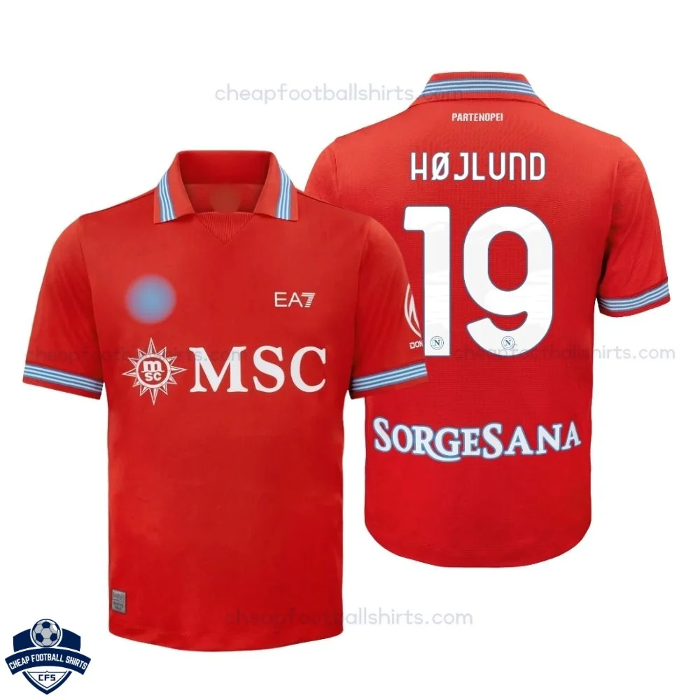 SSC Napoli Third Men Cheap Football Shirt 2026/27 - HØJLUND 19 - Overview