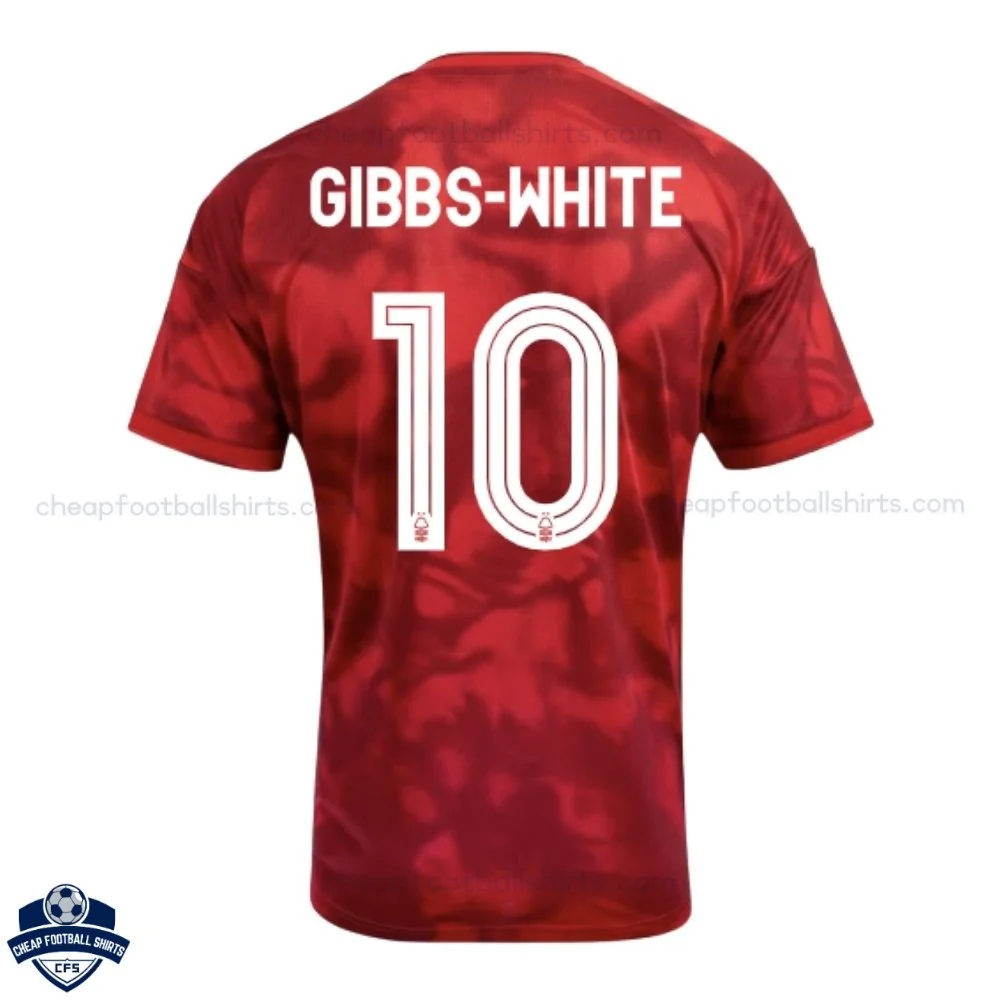 Nottingham Forest Home Men Cheap Football Shirt 2026/27 - GIBBS-WHITE 10 - Back View