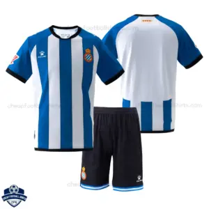 RCD Espanyol Home Kids Cheap Football Kit 2026/27 - Overview
