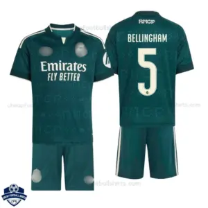 Real Madrid Away Kids Cheap Football Kit 2026/27 - BELLINGHAM 5 - Overview